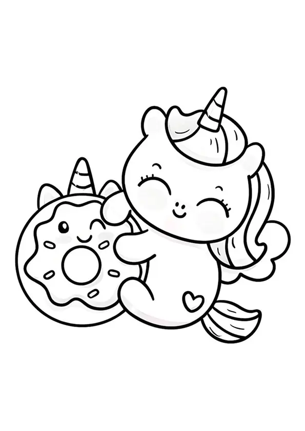 Unicorn Coloring Pages – 022
