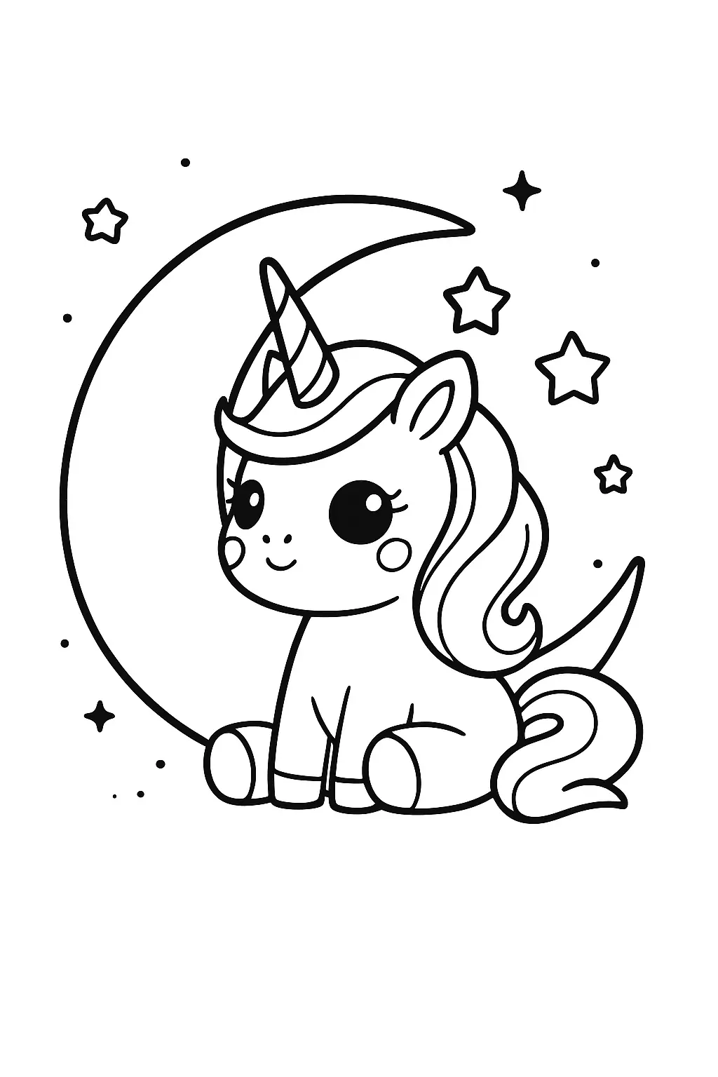 Unicorn Coloring Pages – 031