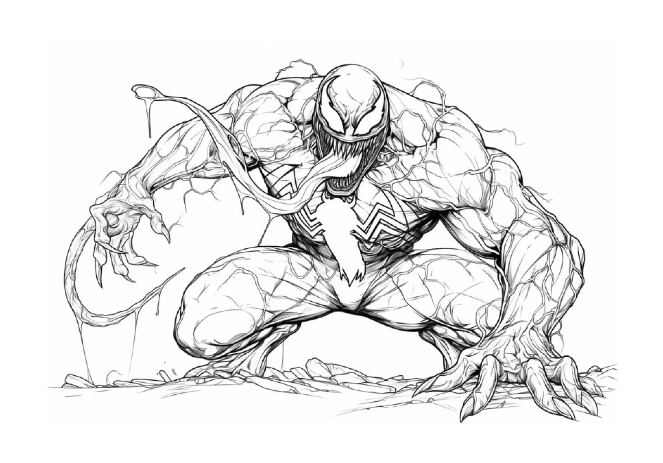 Venom Coloring Pages – 010
