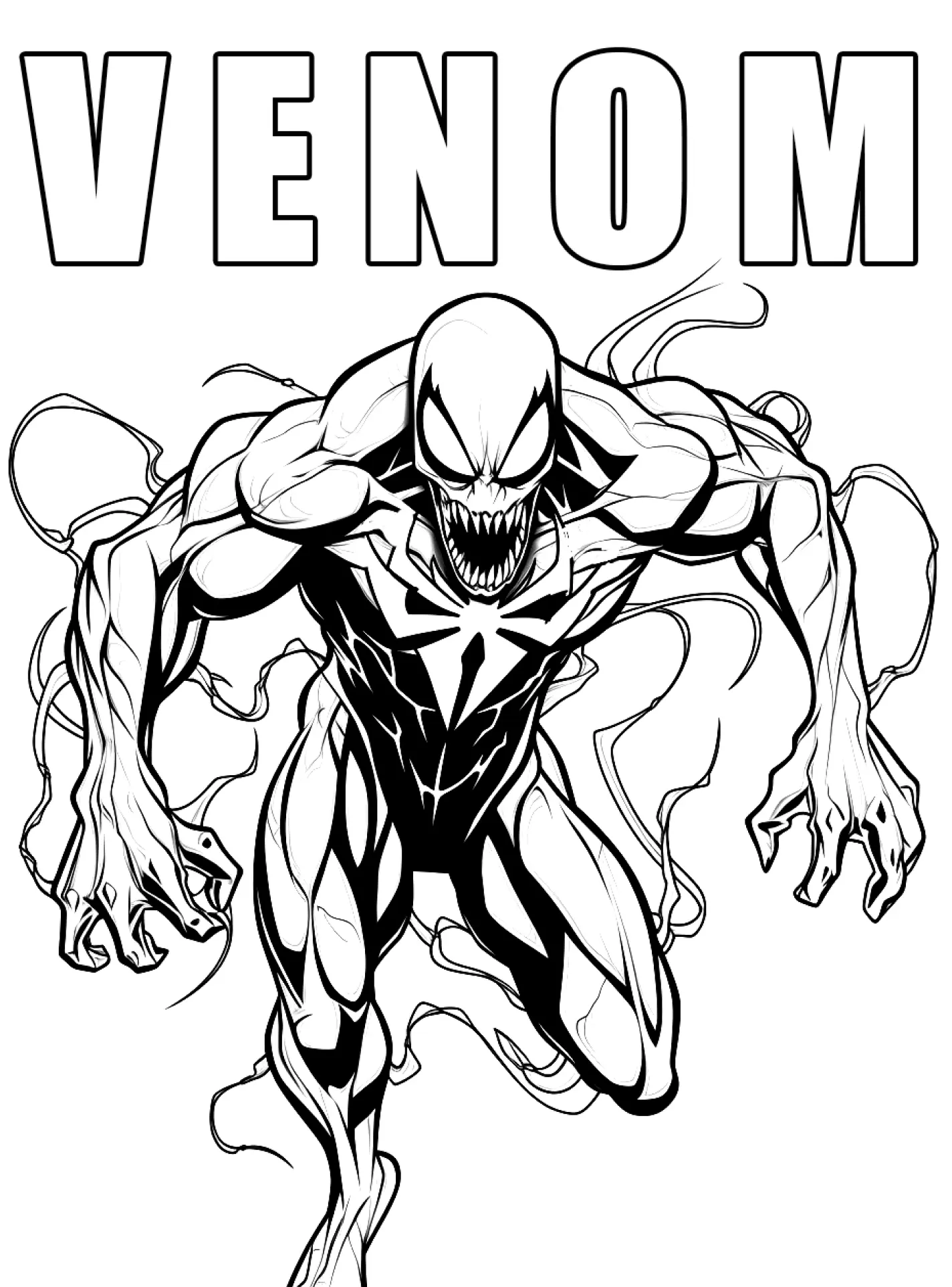 Venom Coloring Pages – 012