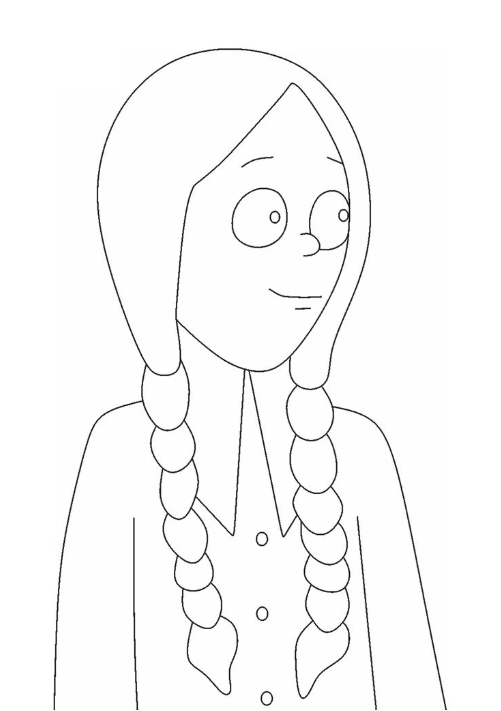 Wednesday Coloring Pages – 002