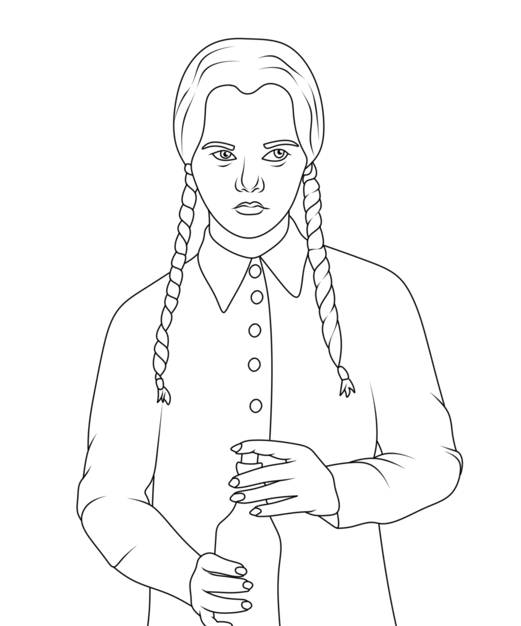 Wednesday Coloring Pages – 003
