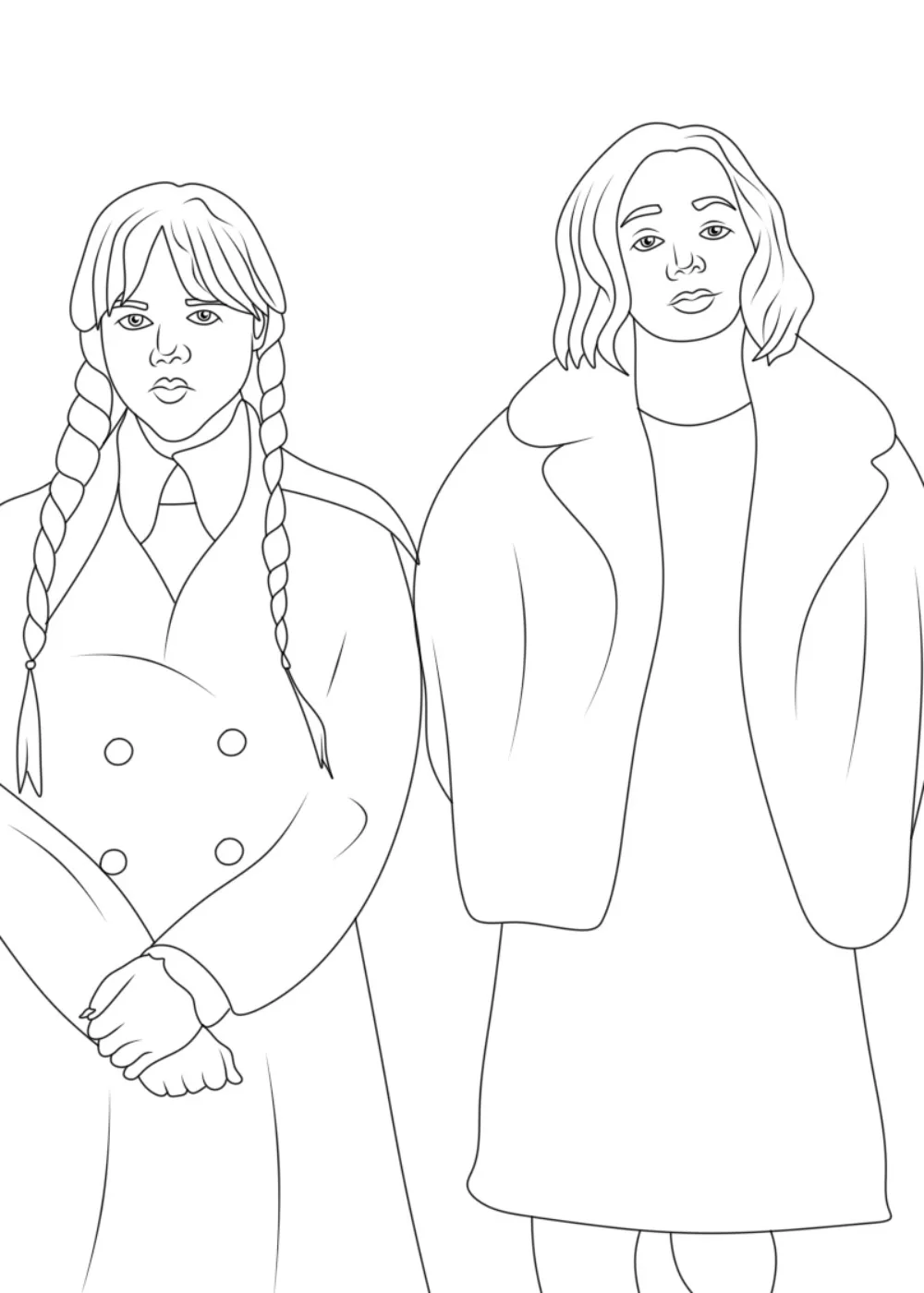 Wednesday Coloring Pages – 005
