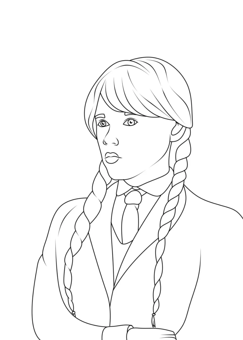 Wednesday Coloring Pages – 006