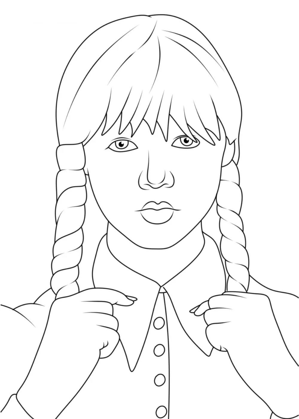 Wednesday Coloring Pages – 007