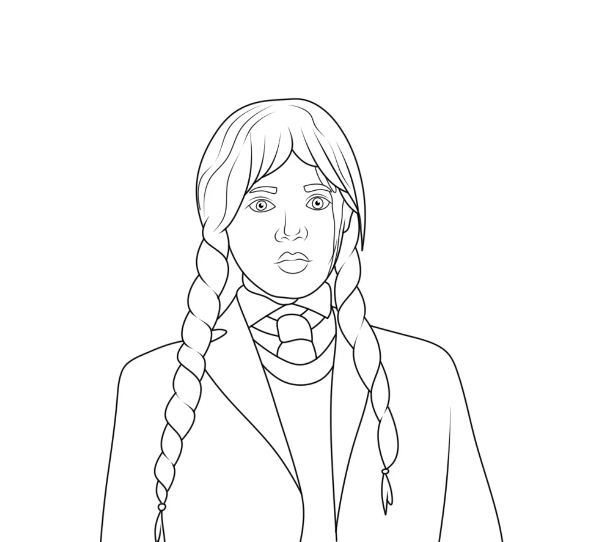 Wednesday Coloring Pages – 009
