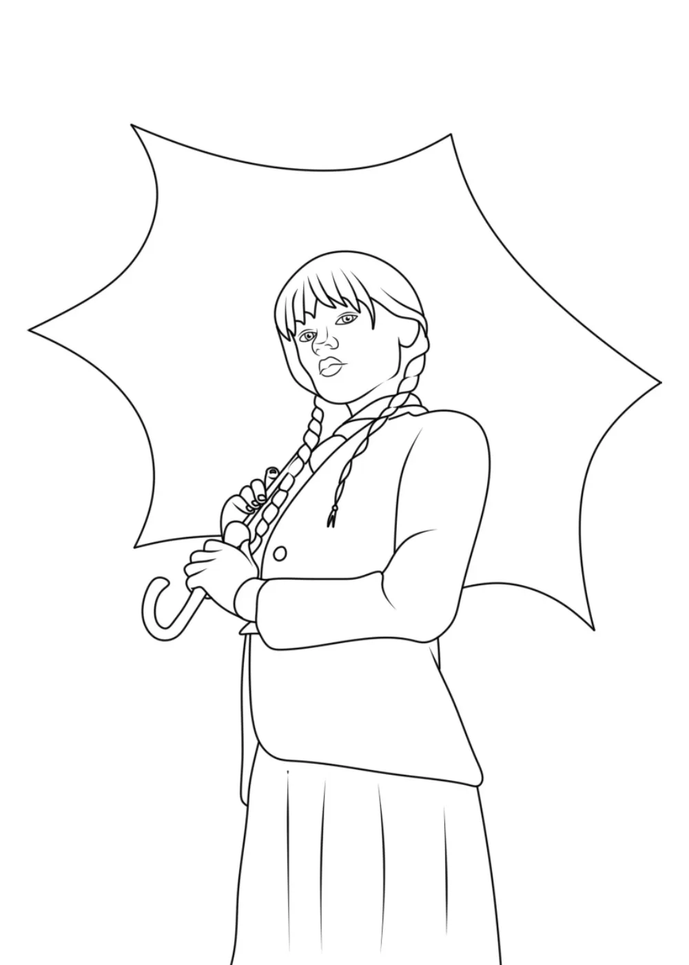Wednesday Coloring Pages – 010