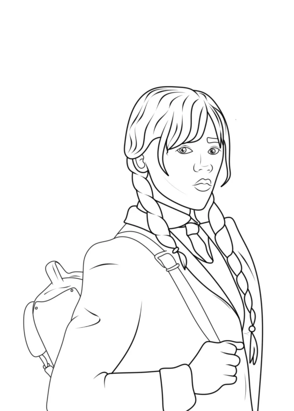 Wednesday Coloring Pages – 012