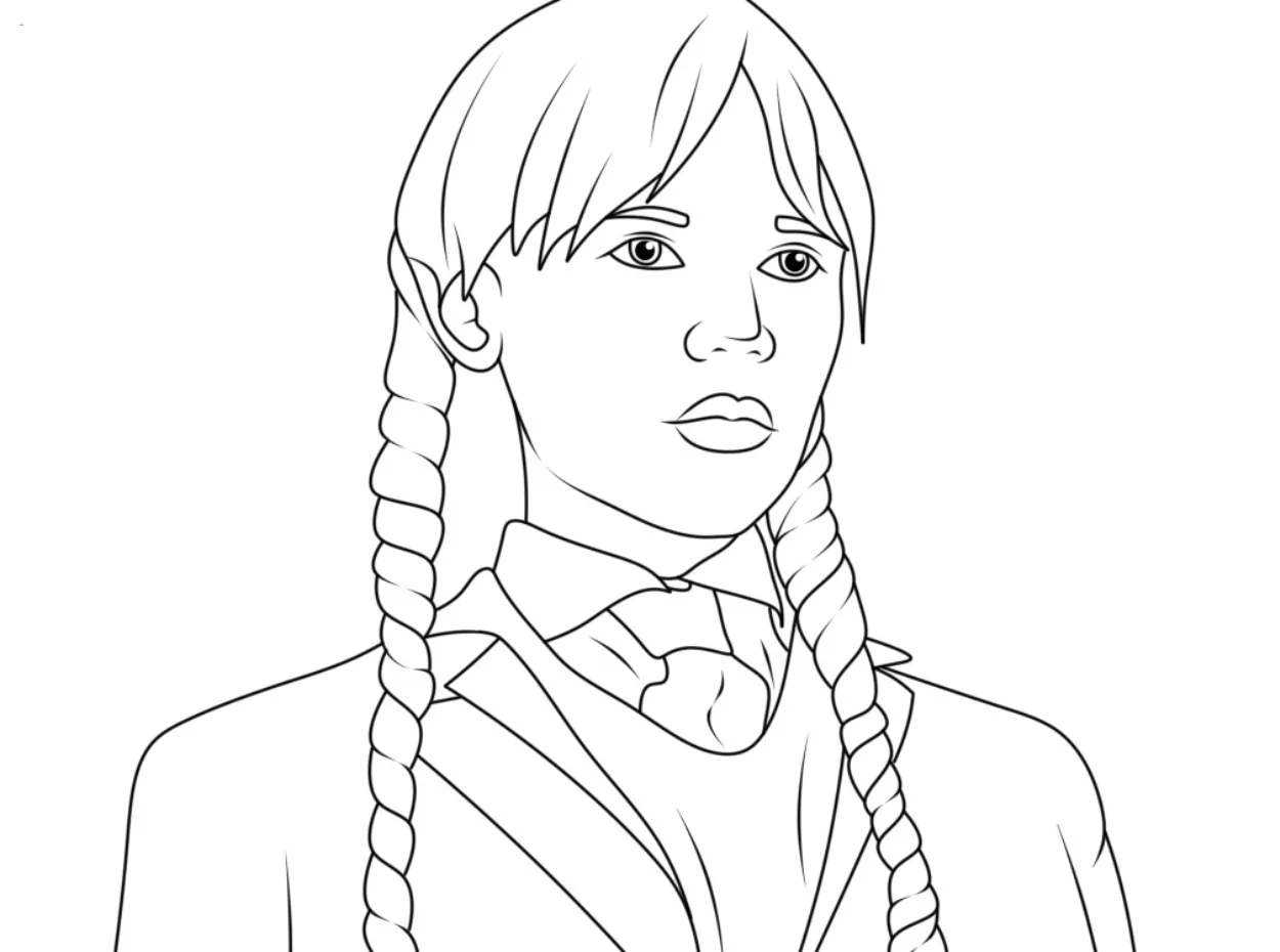 Wednesday Coloring Pages – 013