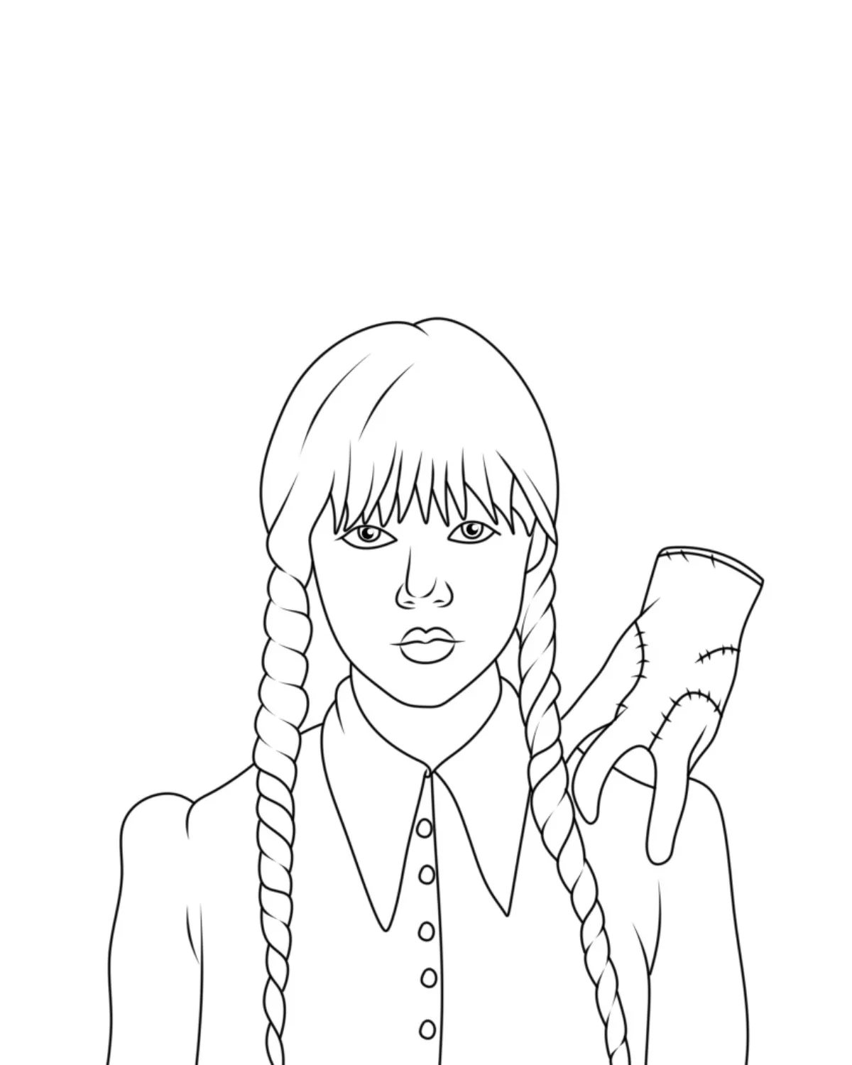 Wednesday Coloring Pages – 016