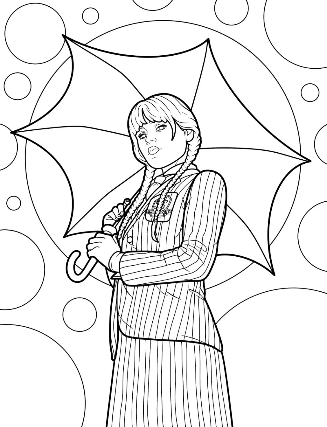 Wednesday Coloring Pages – 025