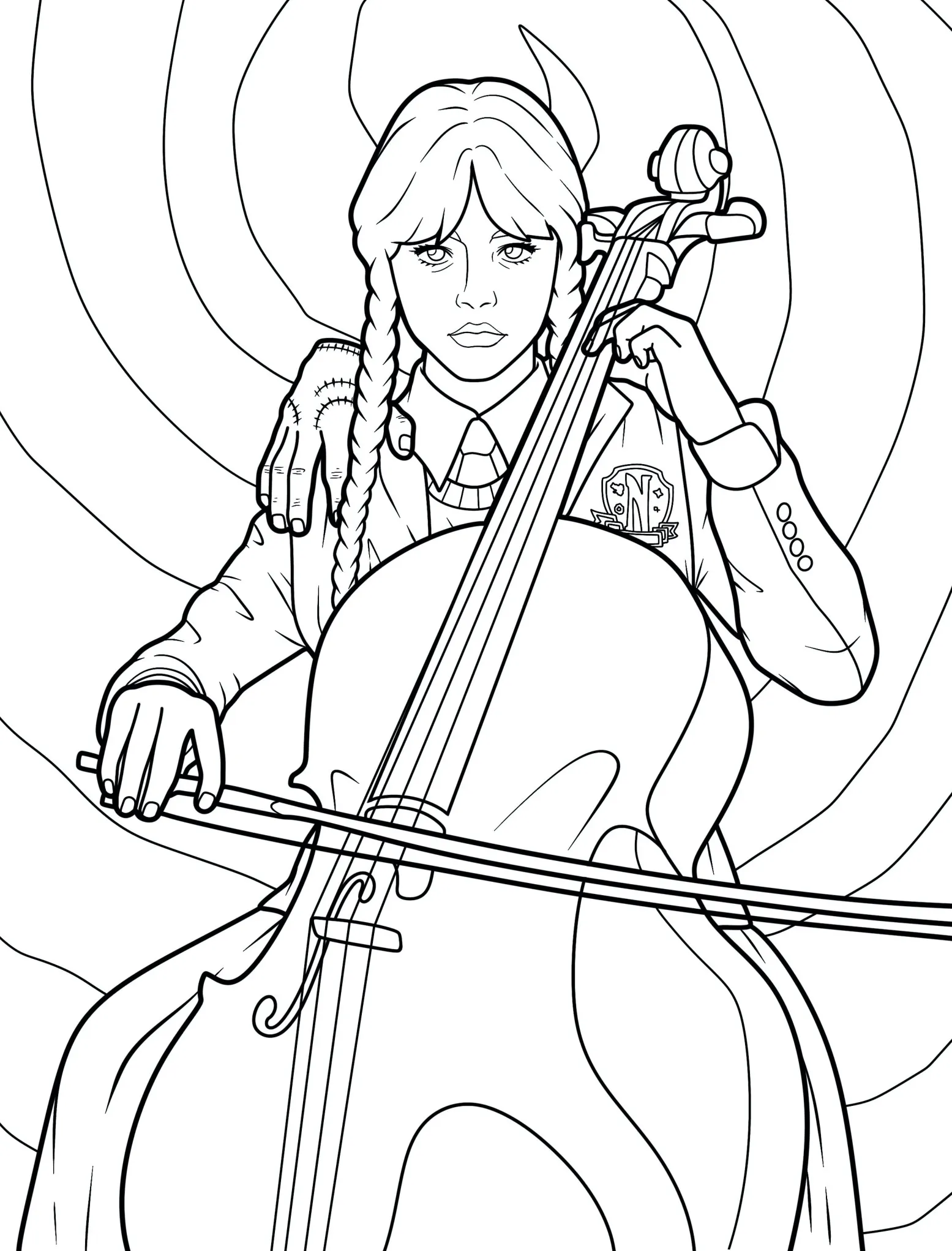 Wednesday Coloring Pages – 026