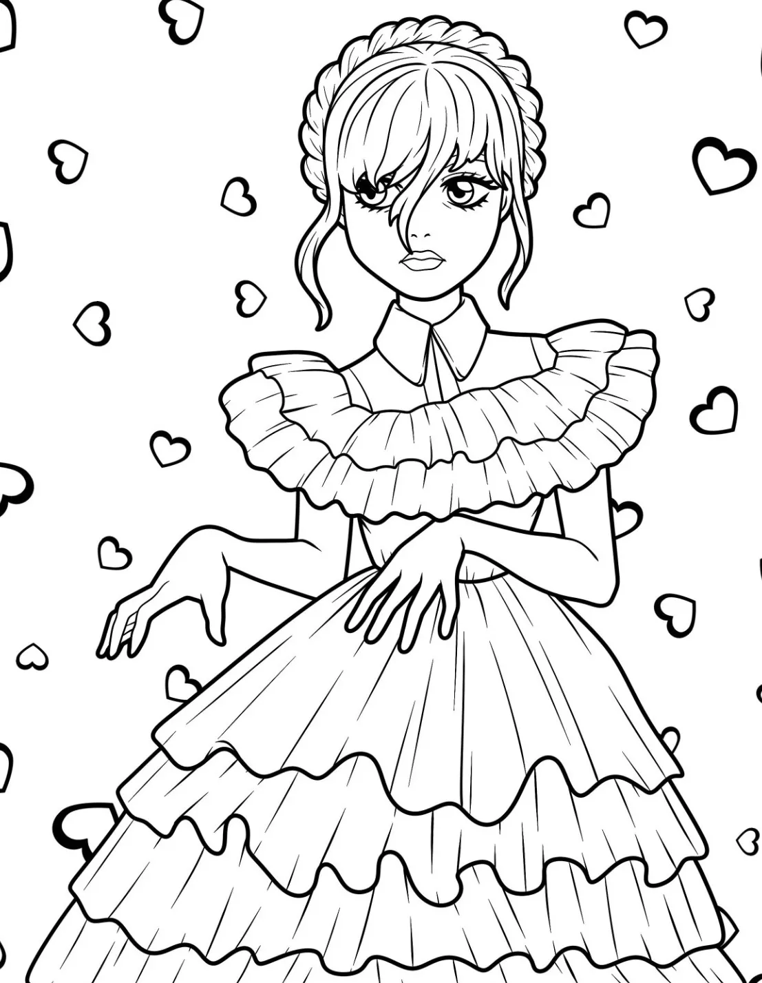 Wednesday Coloring Pages – 027