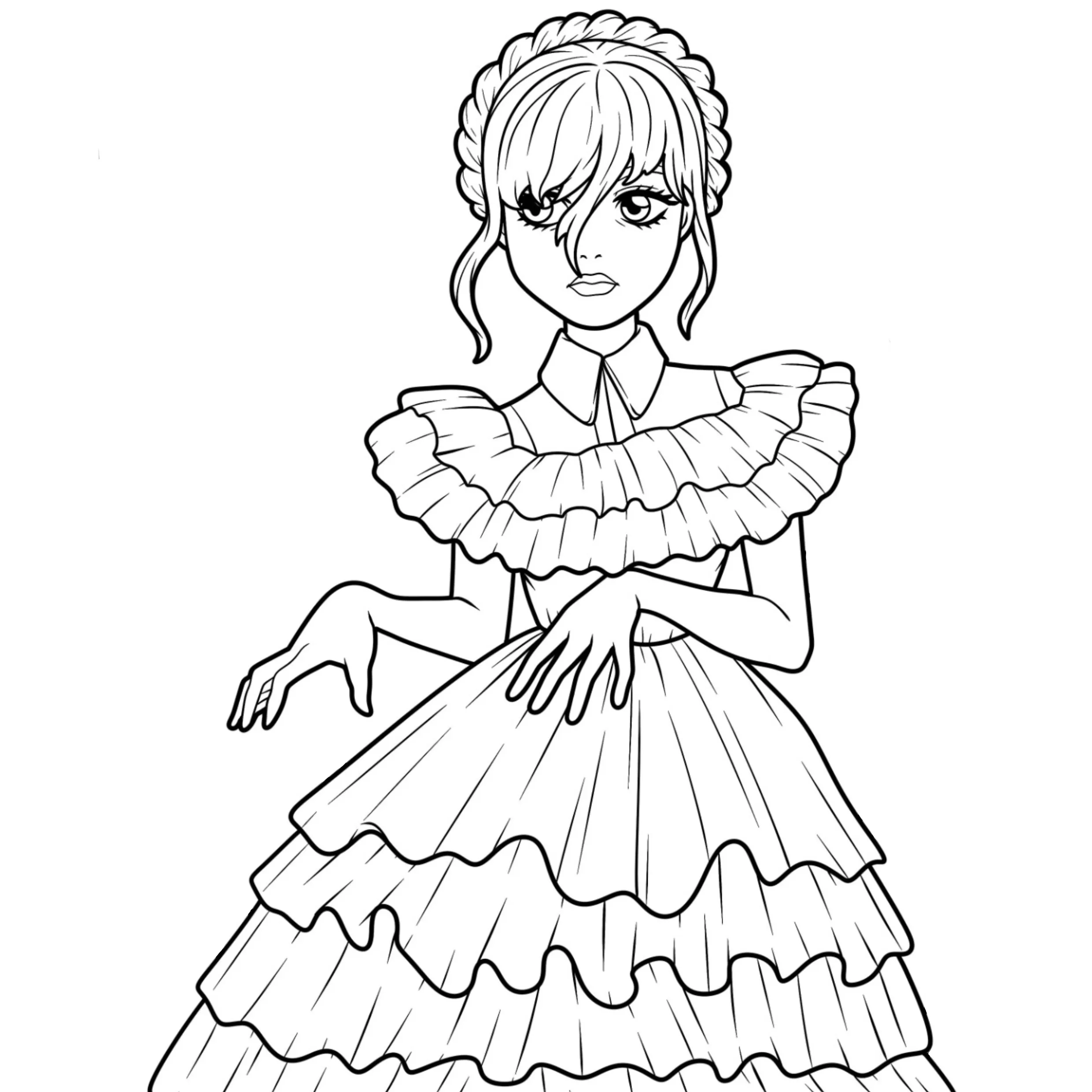 Wednesday Coloring Pages – 028