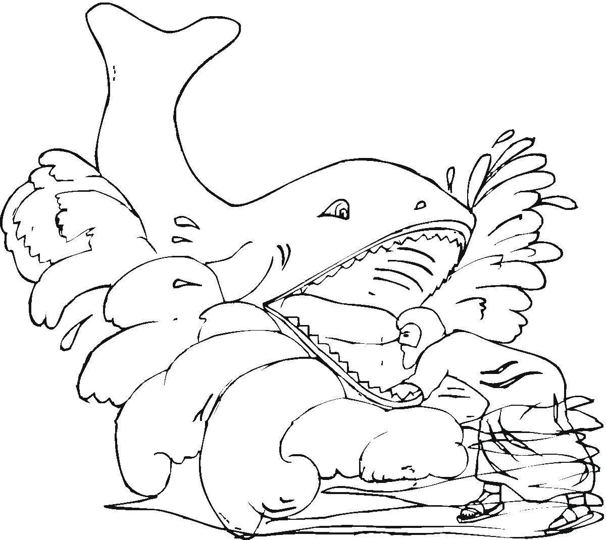 Whales Coloring Pages – 008
