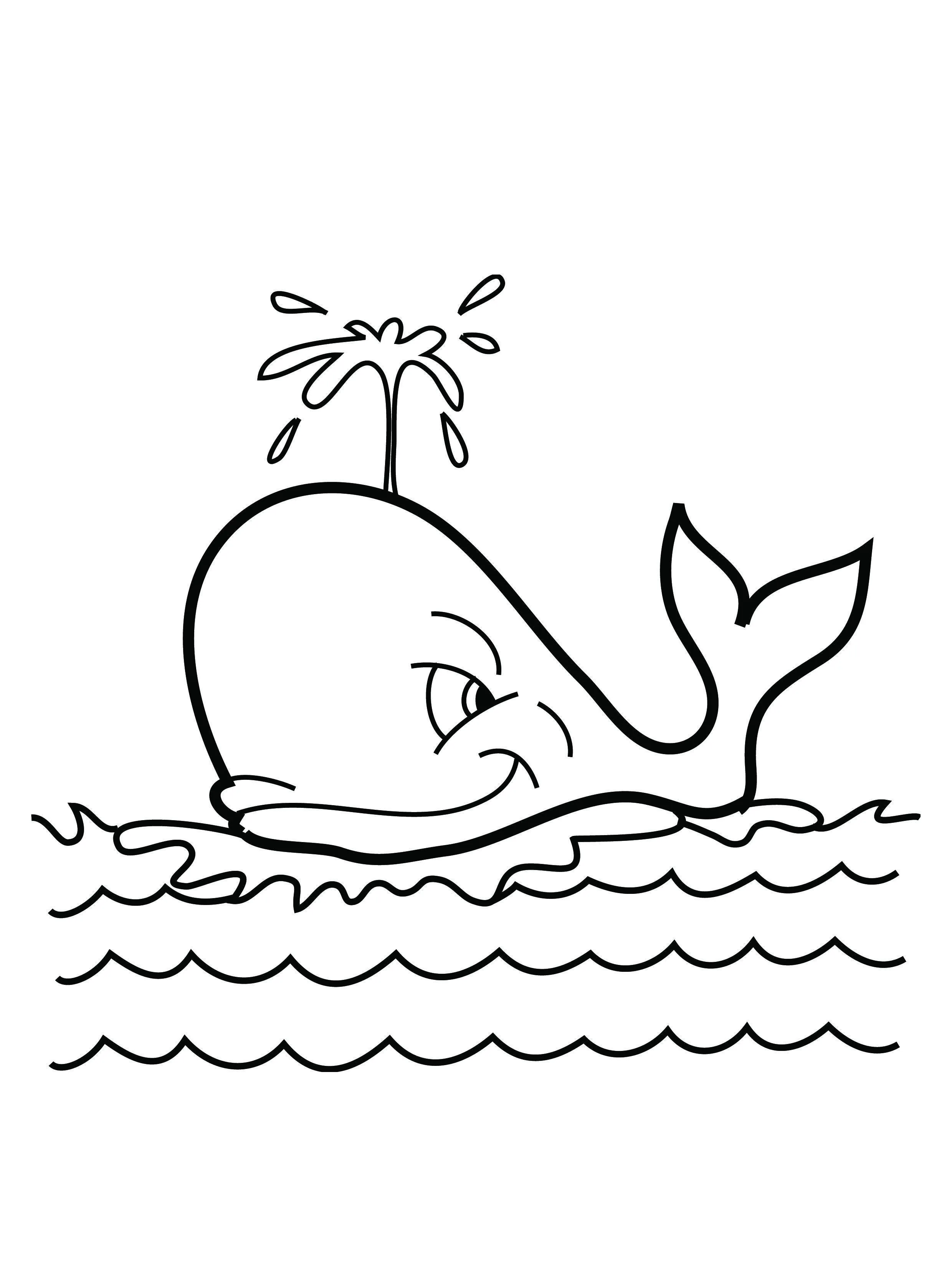 Whales Coloring Pages – 015