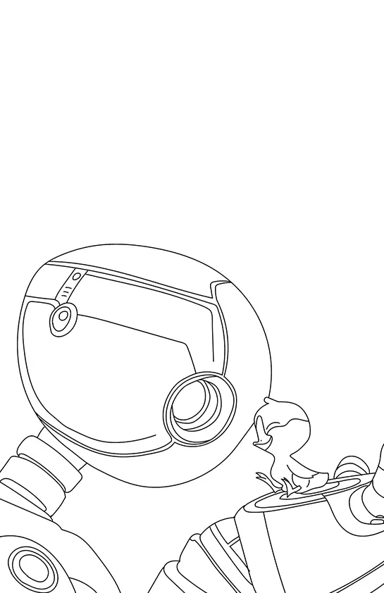 Wild Robot Coloring Pages – 009