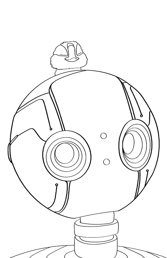 Wild Robot Coloring Pages – 013