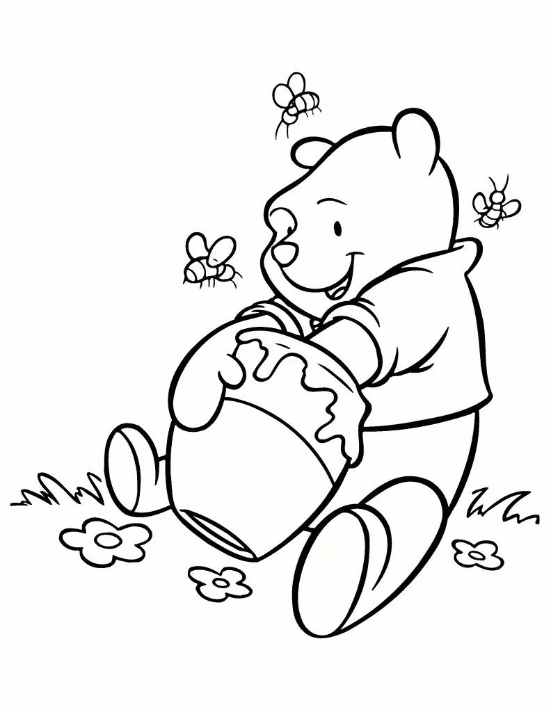 Winnie The Pooh Coloring Pages – 005