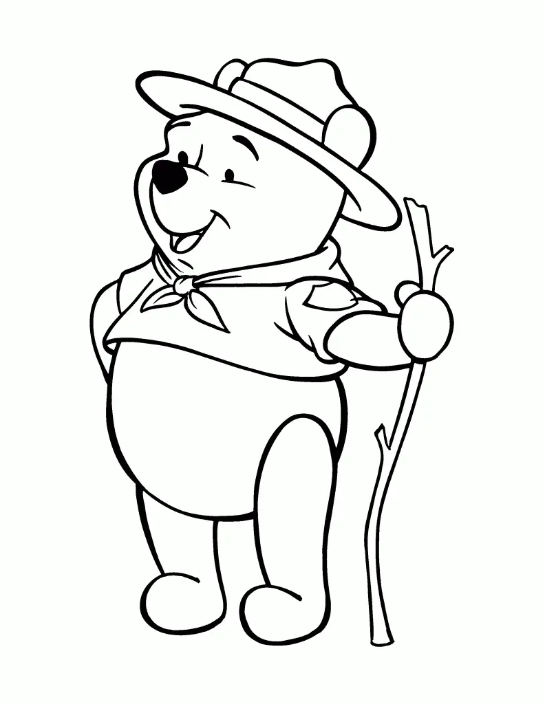 Winnie The Pooh Coloring Pages – 010