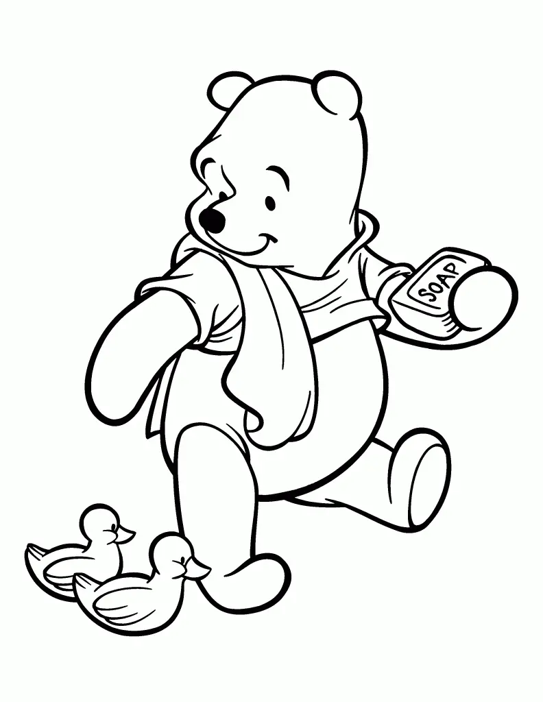 Winnie The Pooh Coloring Pages – 011