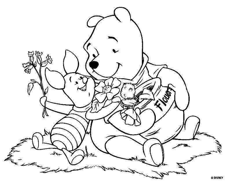 Winnie The Pooh Coloring Pages – 016