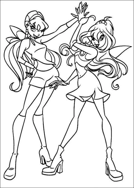 Winx Club Coloring Pages – 002