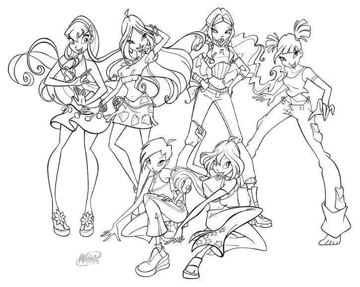Winx Club Coloring Pages – 004