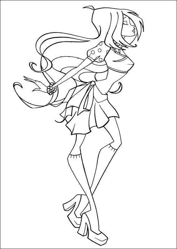 Winx Club Coloring Pages – 006