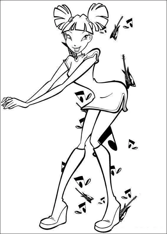 Winx Club Coloring Pages – 007