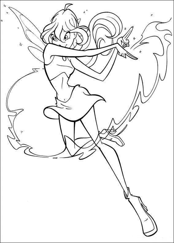 Winx Club Coloring Pages – 008