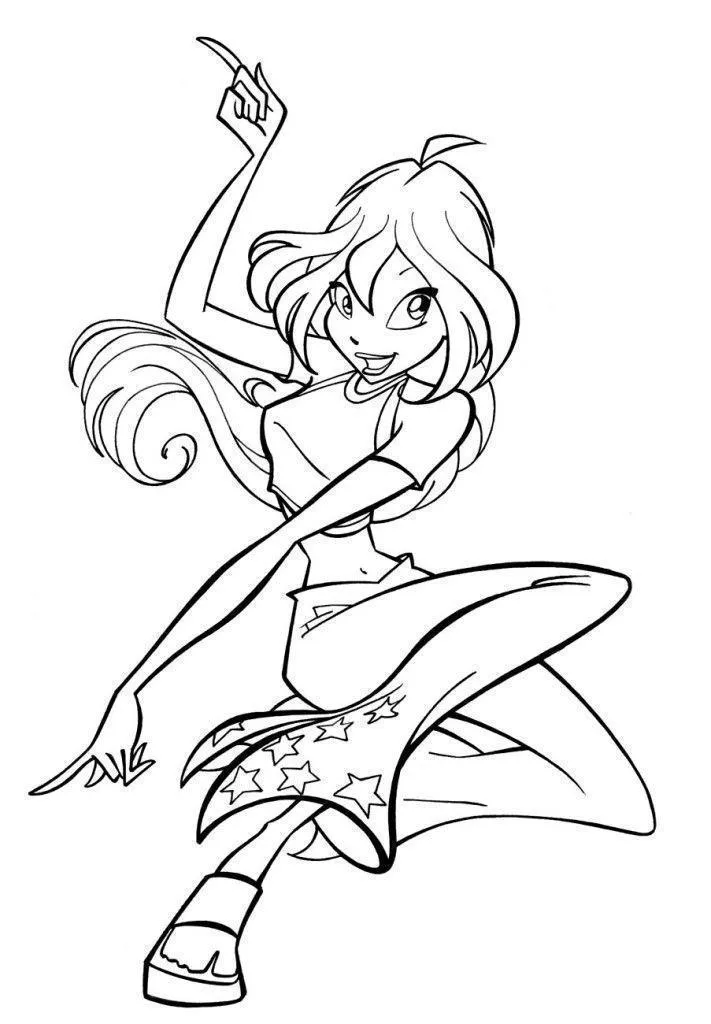 Winx Club Coloring Pages – 009