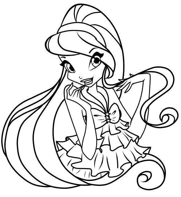 Winx Club Coloring Pages – 011