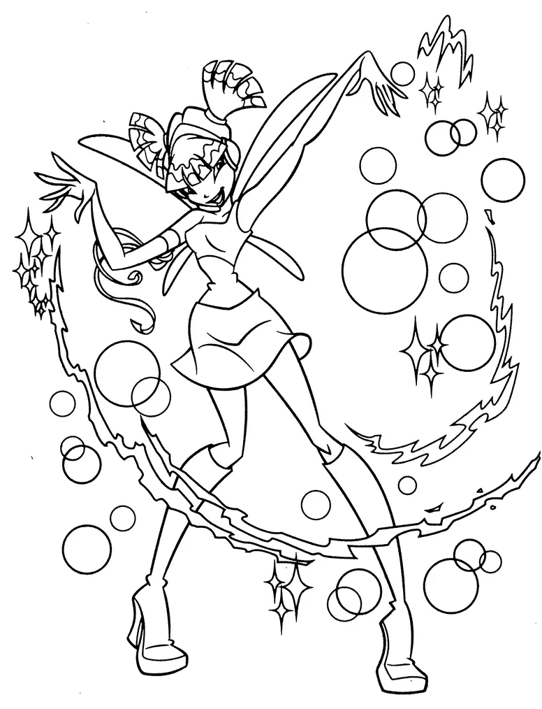 Winx Club Coloring Pages – 012