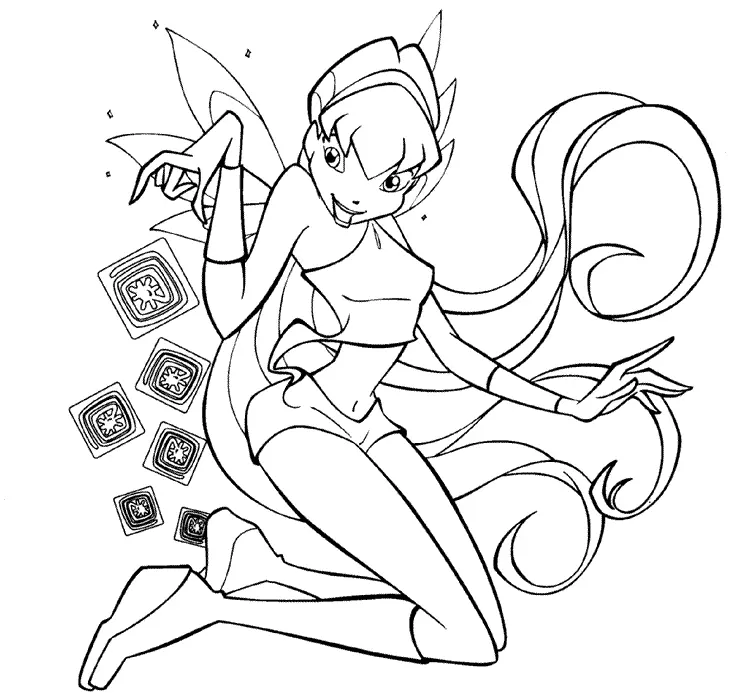 Winx Club Coloring Pages – 013