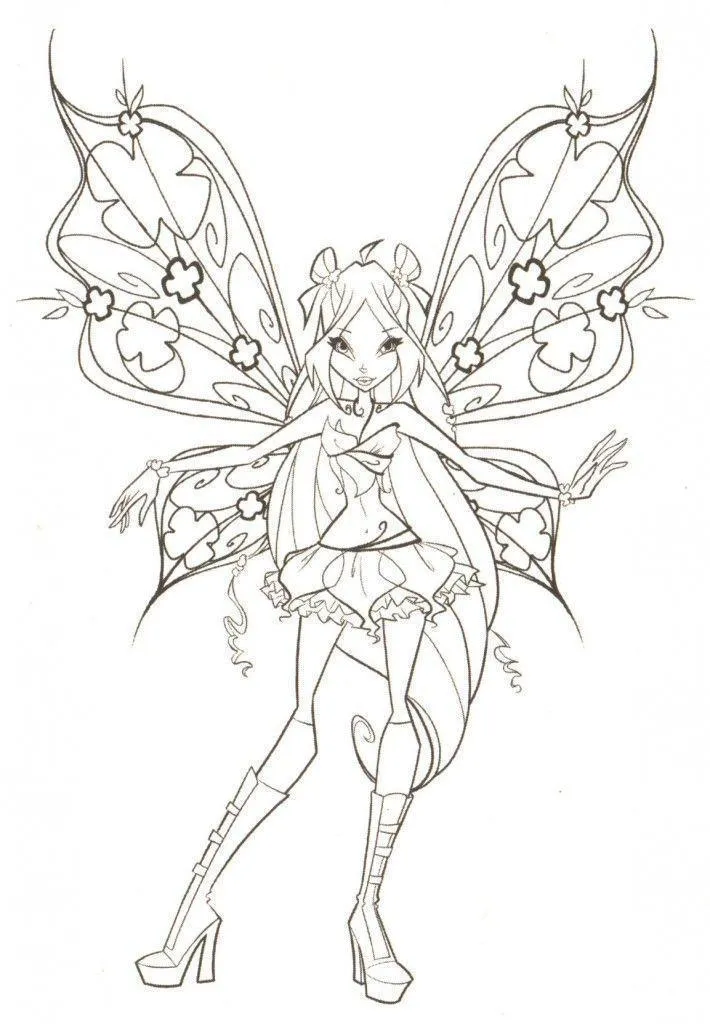Winx Club Coloring Pages – 016