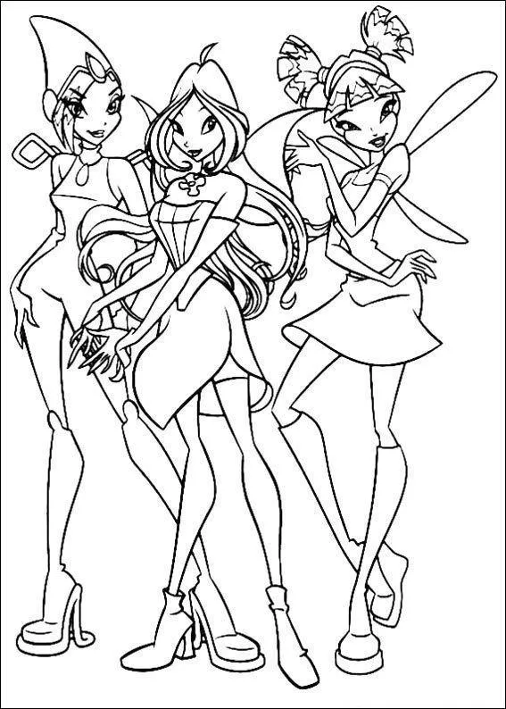Winx Club Coloring Pages – 017