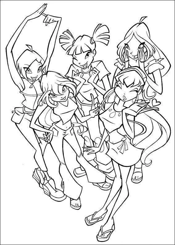 Winx Club Coloring Pages – 022