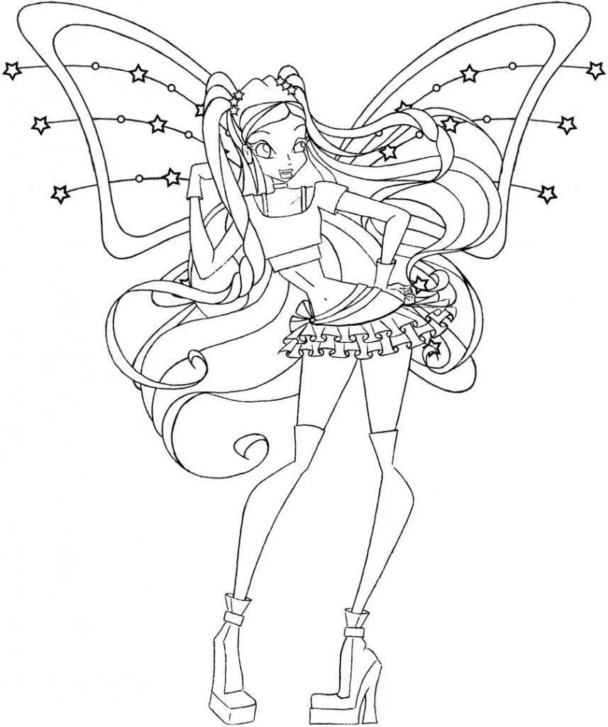 Winx Club Coloring Pages – 023