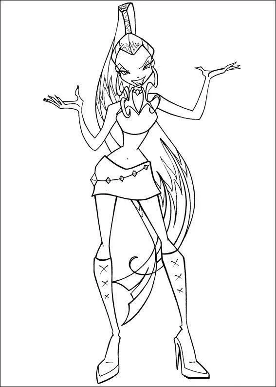 Winx Club Coloring Pages – 025