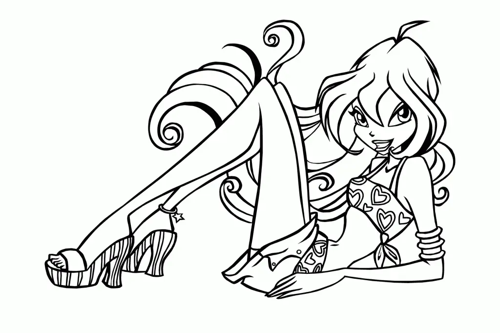 Winx Club Coloring Pages – 026