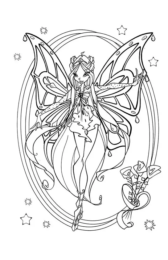 Winx Club Coloring Pages – 035
