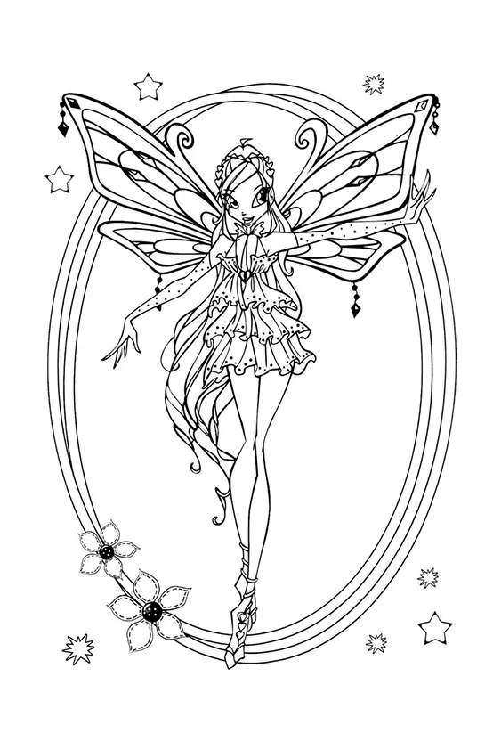 Winx Club Coloring Pages – 036