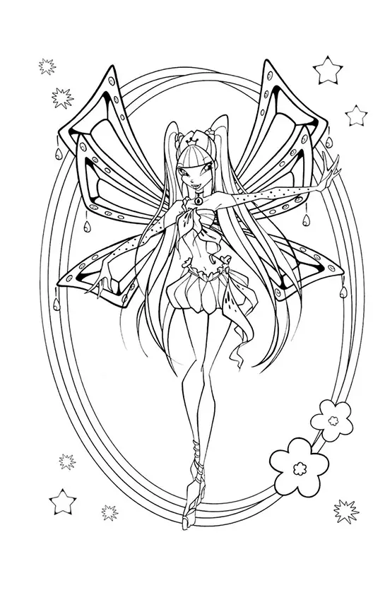 Winx Club Coloring Pages – 037