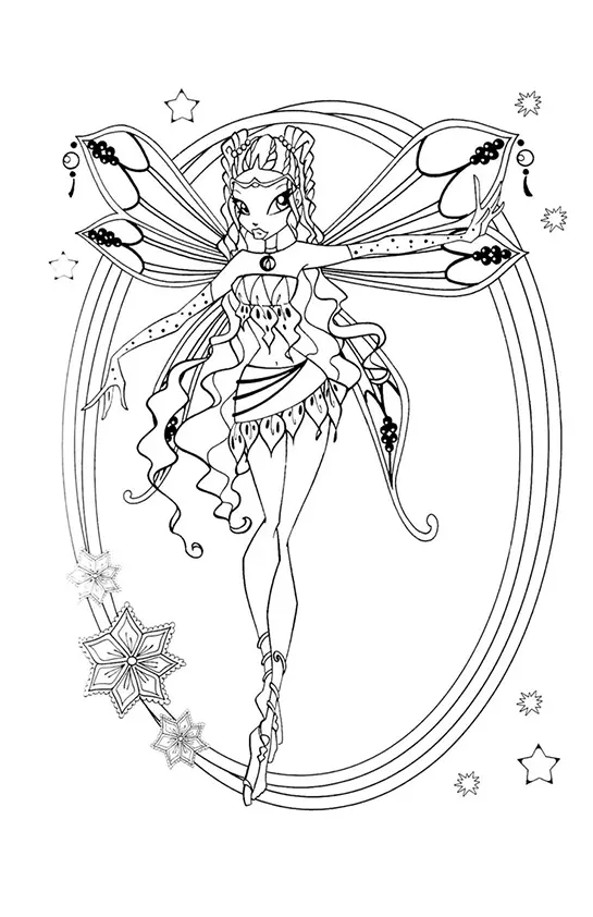 Winx Club Coloring Pages – 038