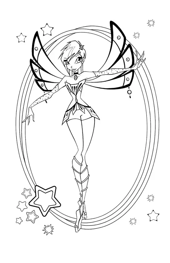 Winx Club Coloring Pages – 039