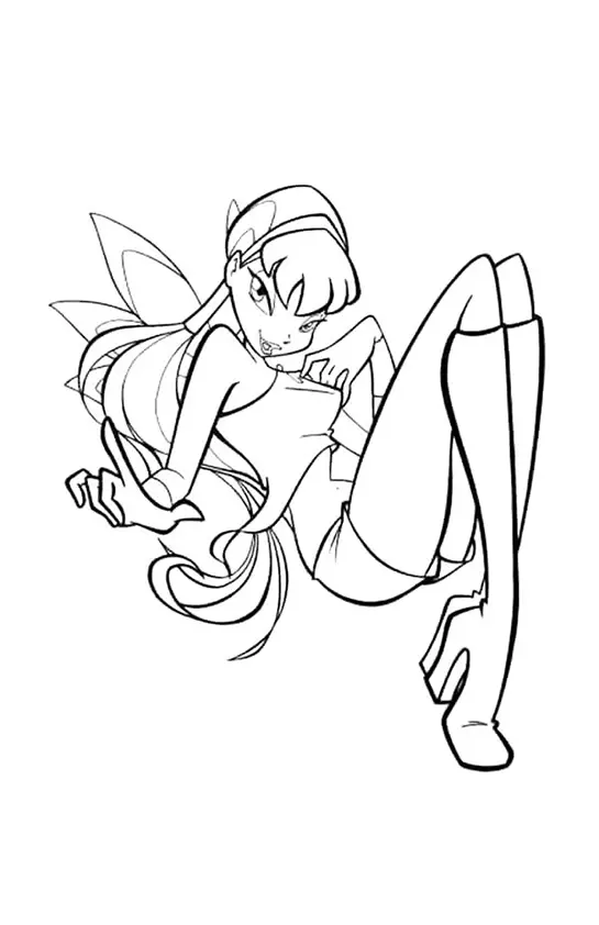 Winx Club Coloring Pages – 040