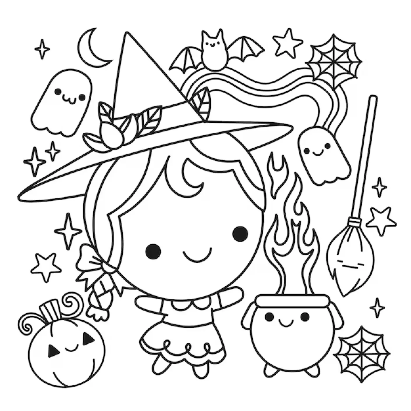 Witch Coloring Pages – 013