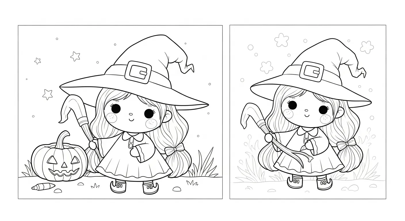 Witch Coloring Pages – 018