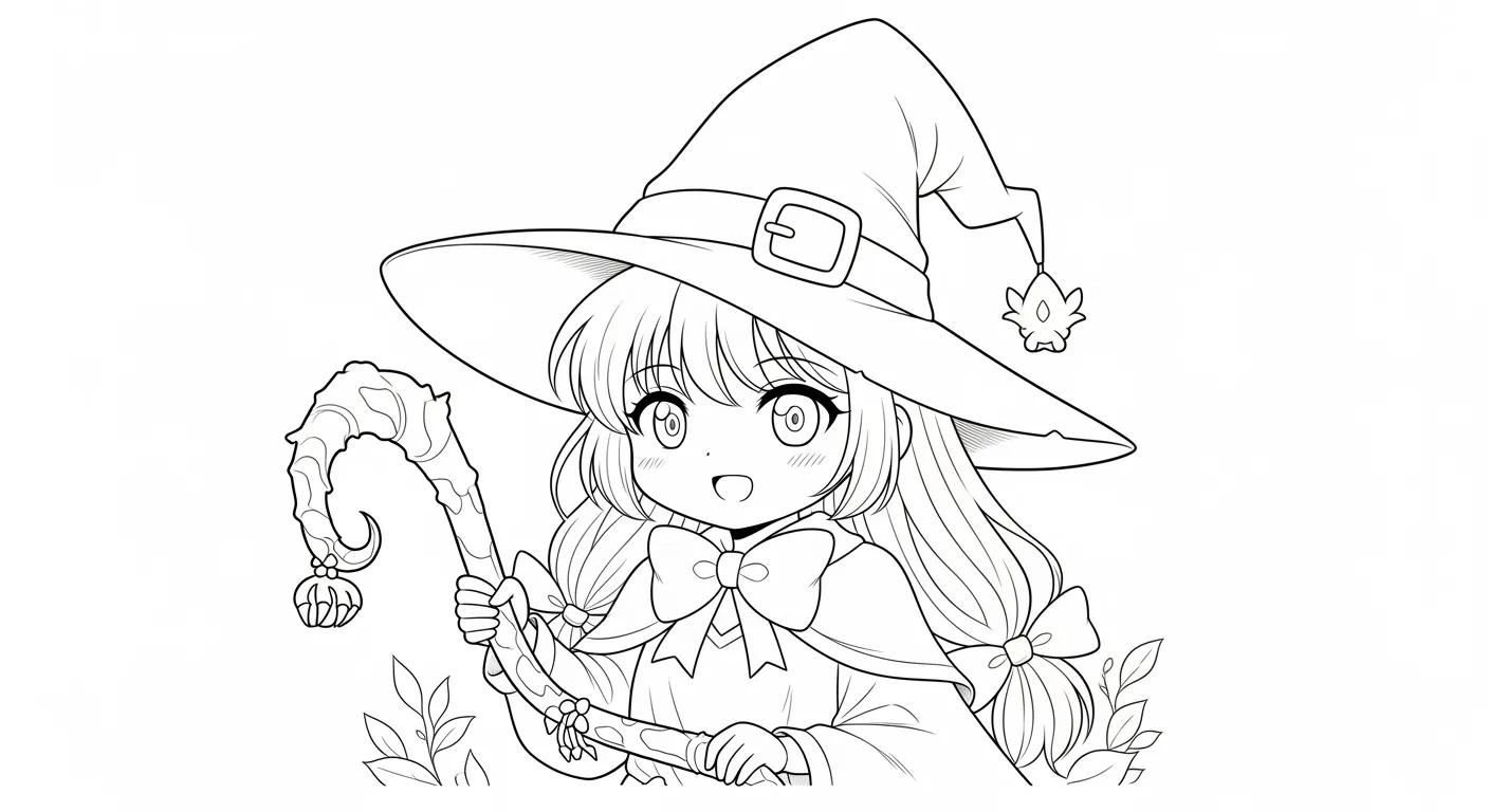 Witch Coloring Pages – 020